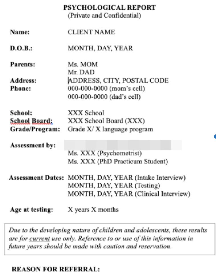 AI Psychological Reporting Platform