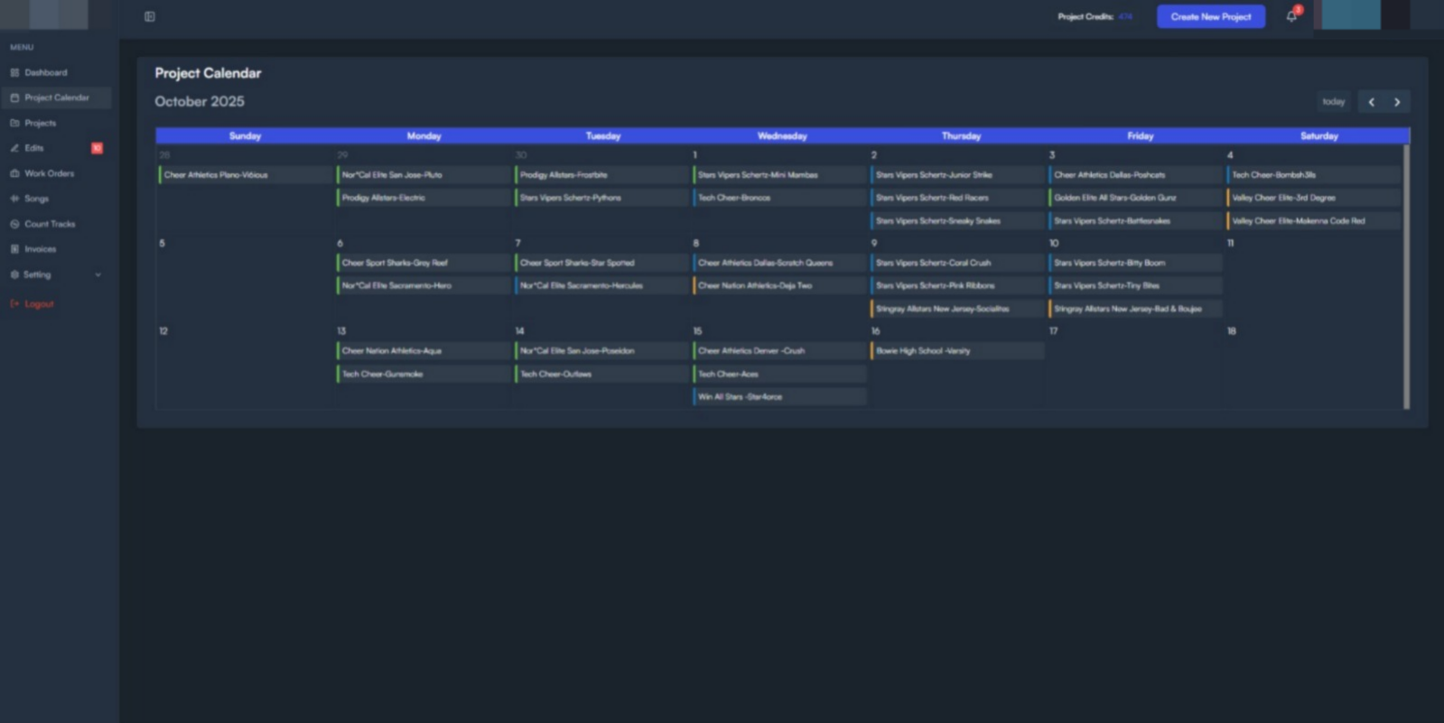 Music Management Platform: Artist & Track Distribution System