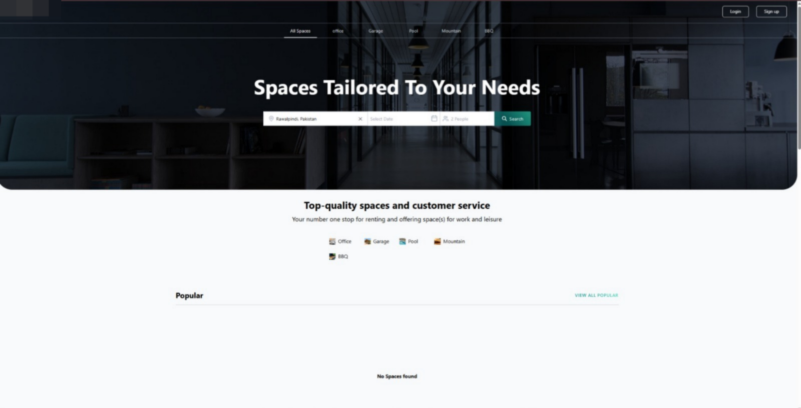Space Booking Platform: Venue Management & Reservation System