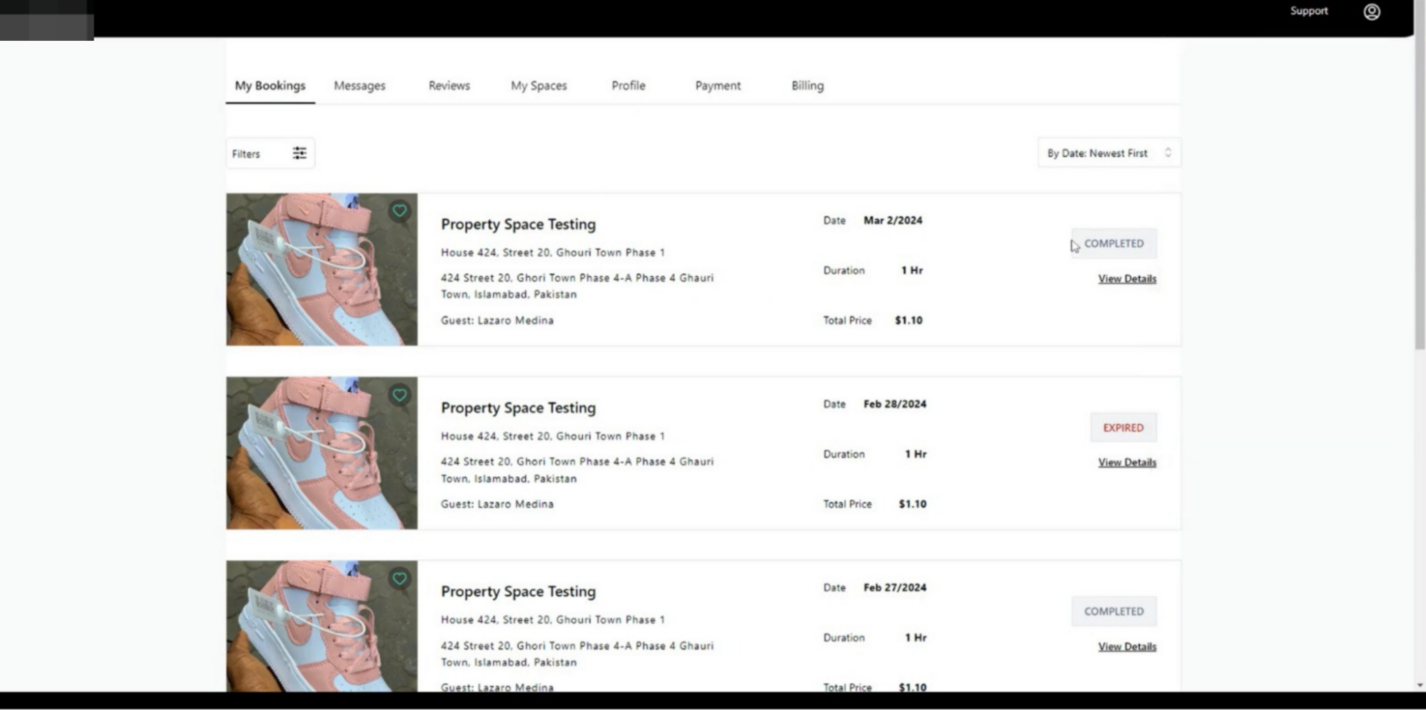 Space Booking Platform: Venue Management & Reservation System Results