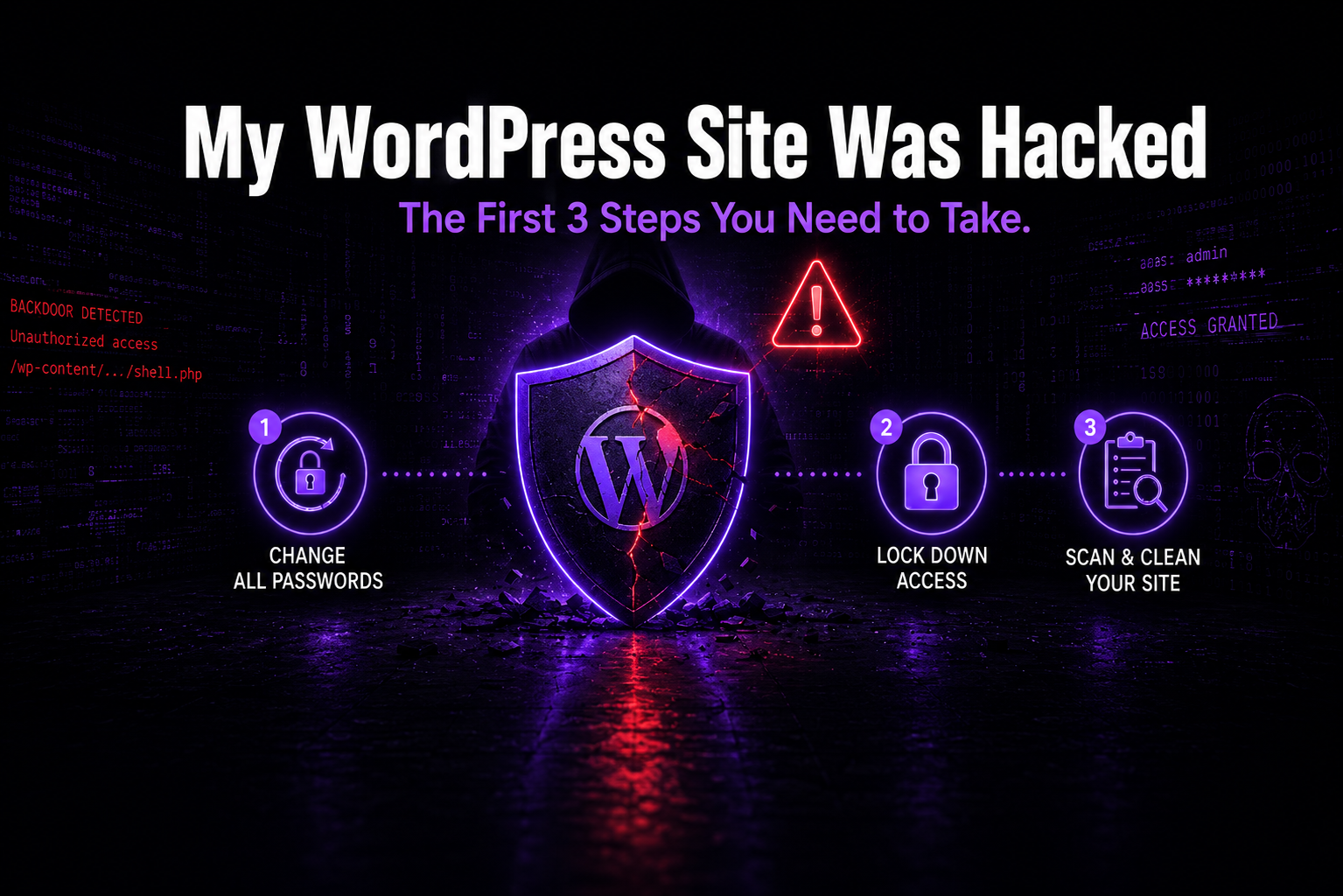 WordPress Site Hacked? Here's Exactly What to Do First