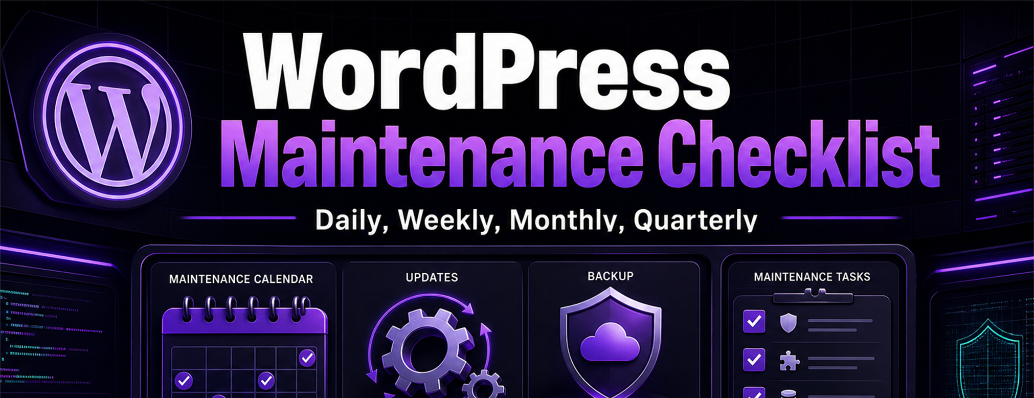 WordPress Maintenance Checklist for Business Owners